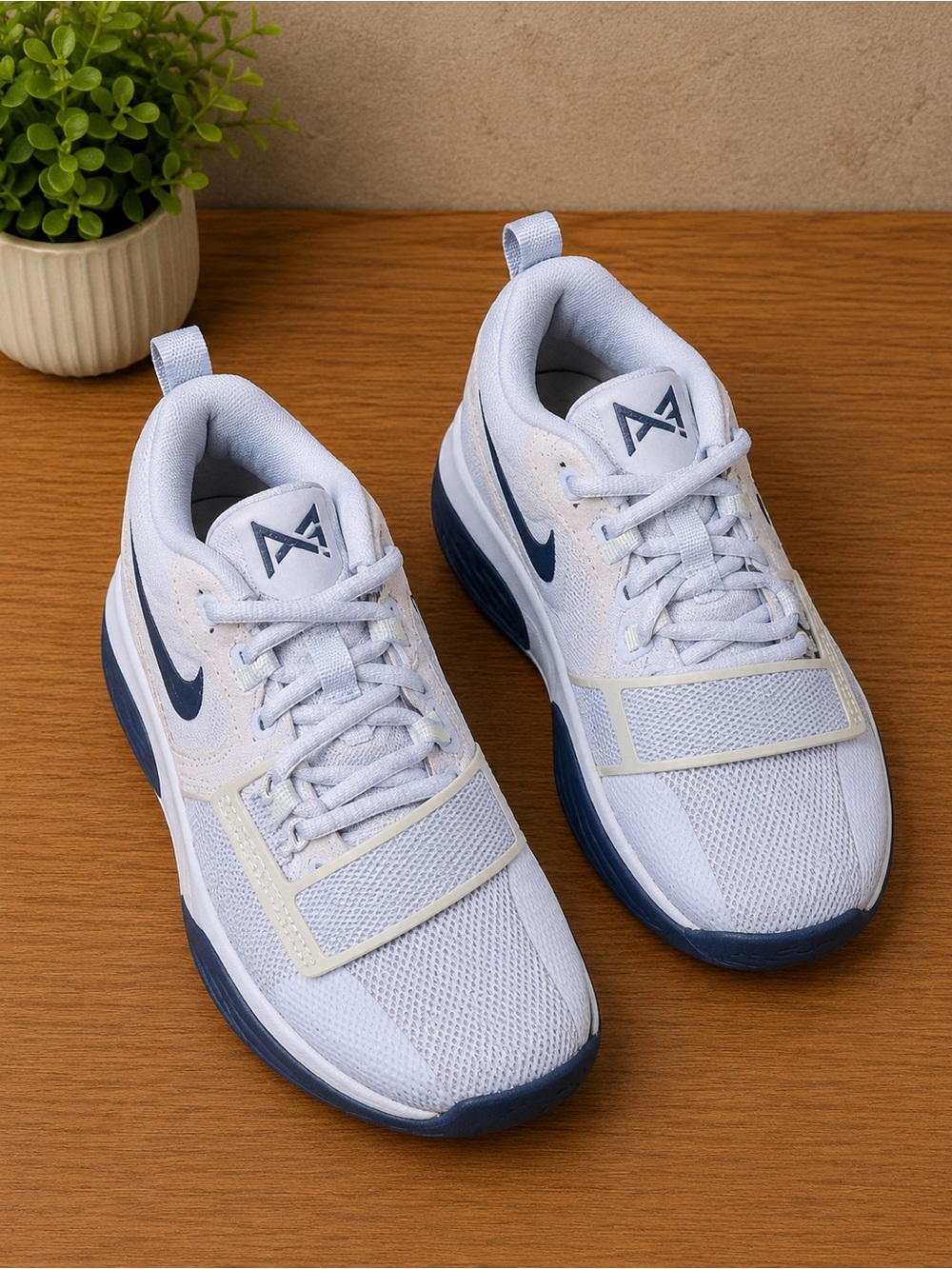 Nike PG 1 Glacier Grey Paul George Kids Basketball Shoes Size 12C